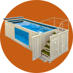 Contenedores piscinas
